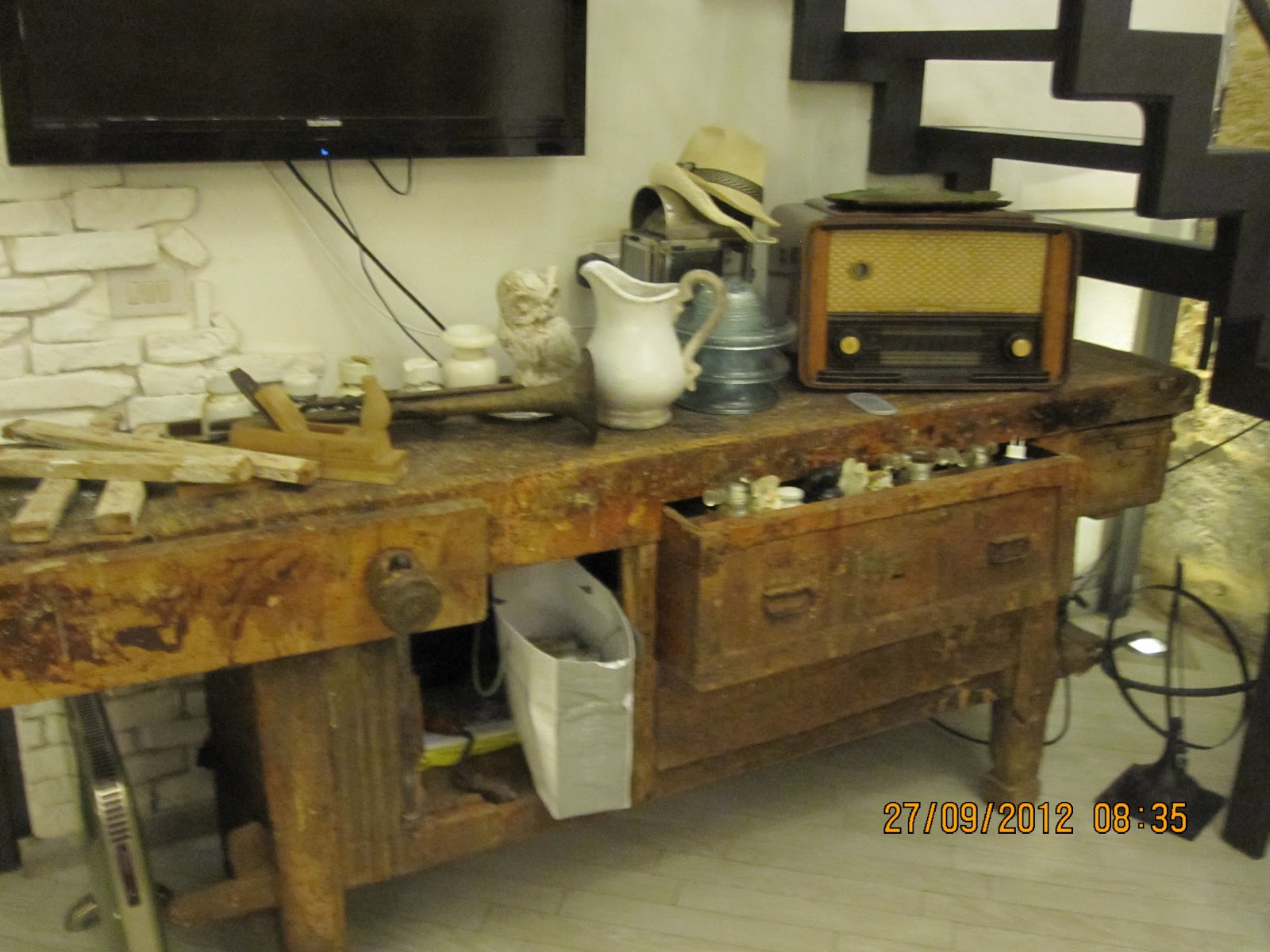 old carpenter's bench